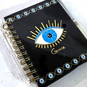 Greece NWT Notebook Evil Eye  Gift for Roommate , friend , Stocking stuffer